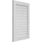 Ekena Millwork Vertical Surface Mount PVC Gable Vent: Functional, w/ 3-1/2"W x 1"P Standard Frame, 26"W x 40"H GVPVE26X4001SF - alternate 3